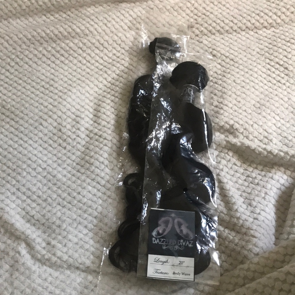 20” body wave bundles (2) human hair